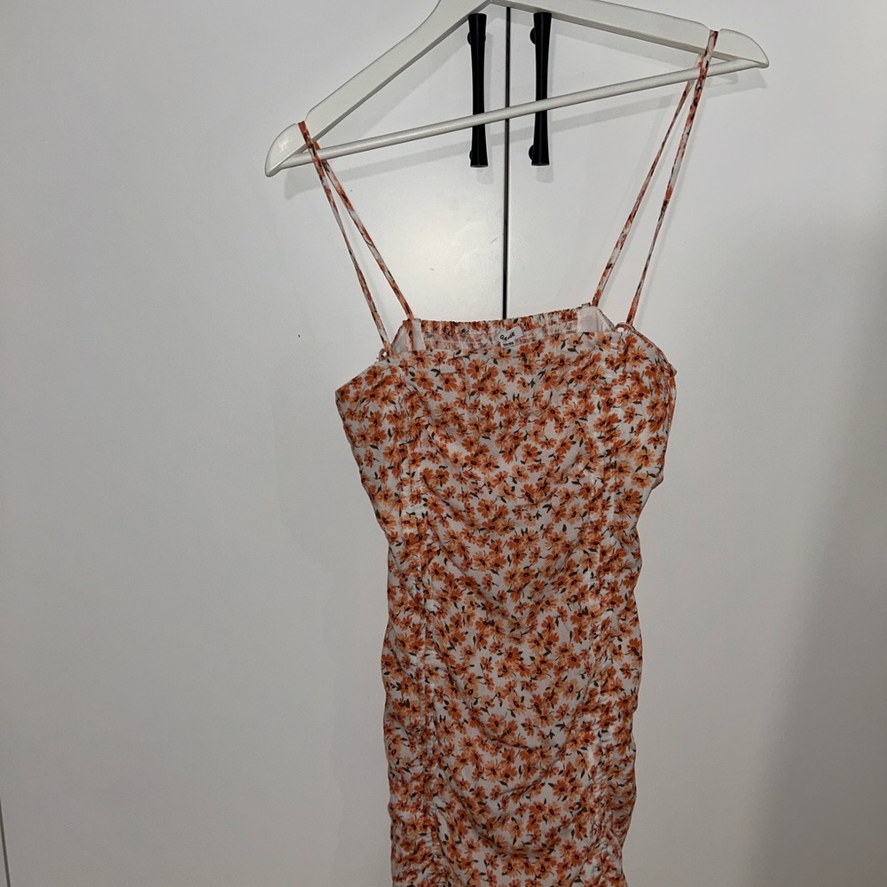 Garage Orange Floral Mini Dress